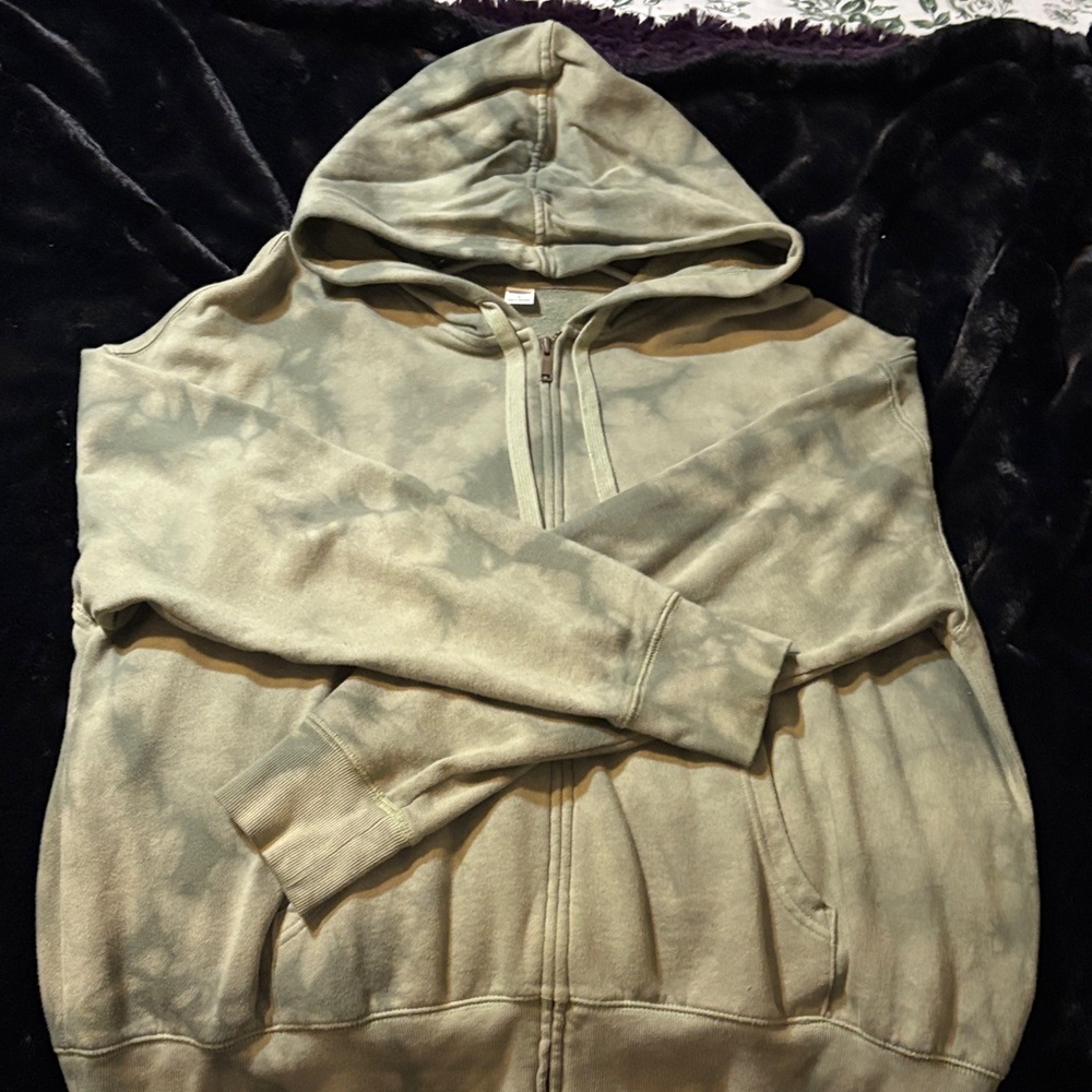 Old Navy Green Tie-Dye Hoodie